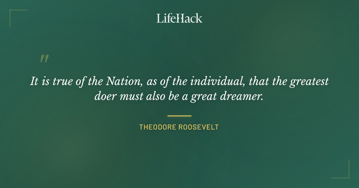 Quote by Theodore Roosevelt