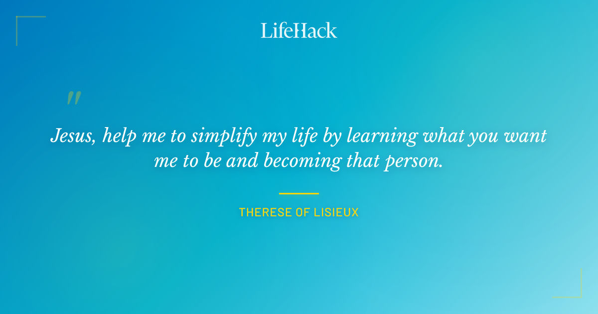 Quote by Therese of Lisieux