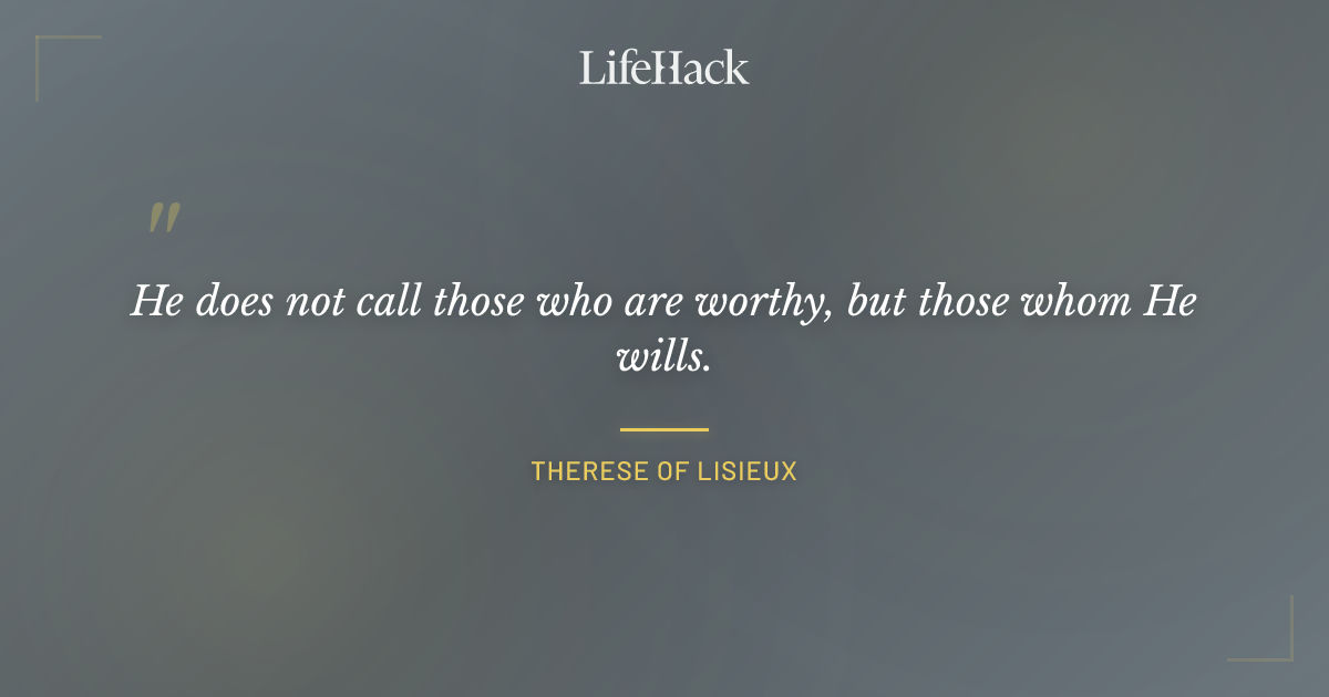 Quote by Therese of Lisieux