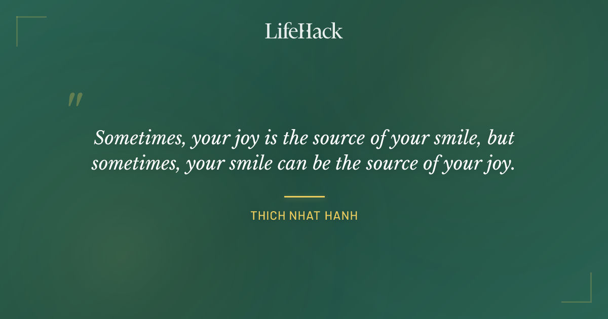 Quote by Thich Nhat Hanh