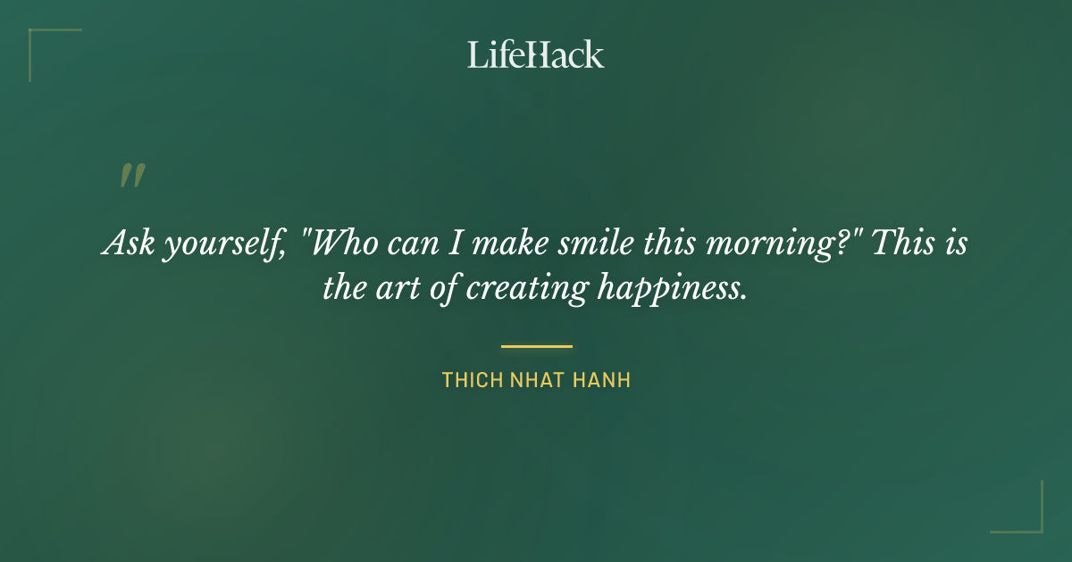 Quote by Thich Nhat Hanh