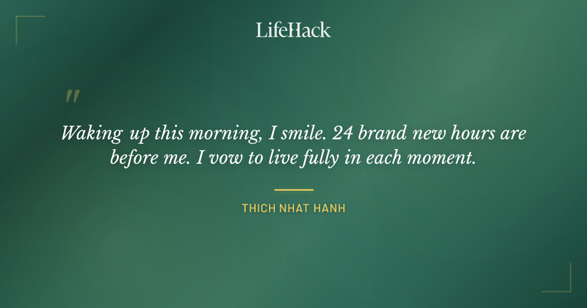 Quote by Thich Nhat Hanh