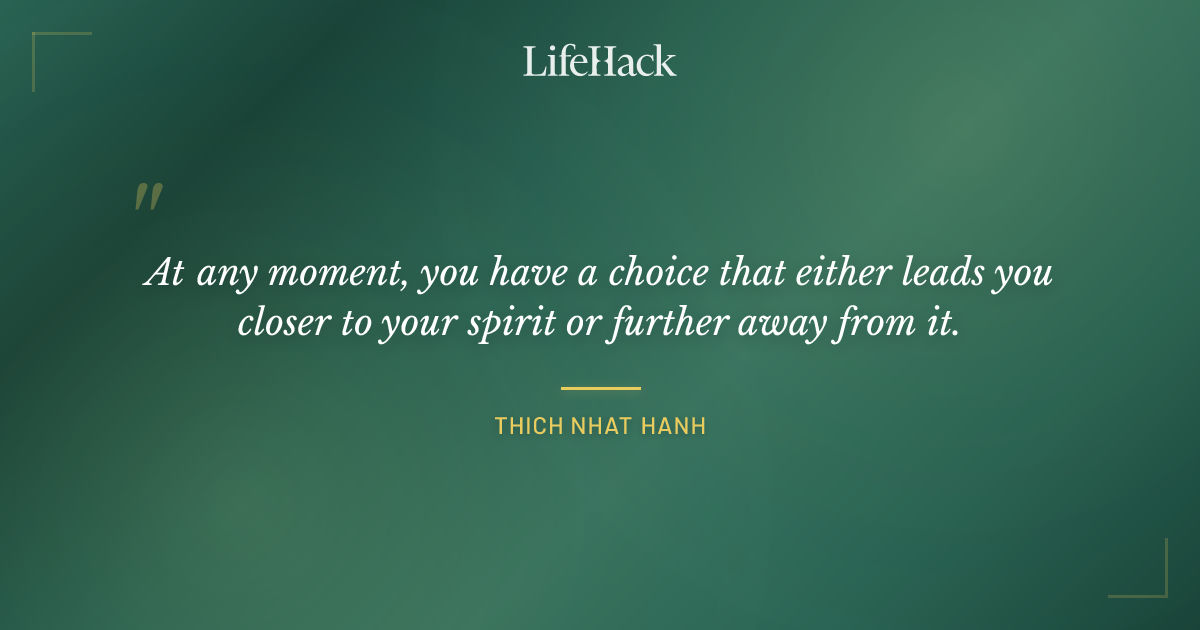 Quote by Thich Nhat Hanh