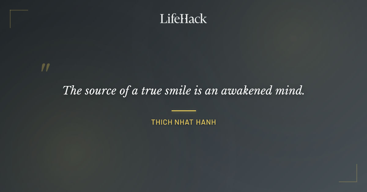 Quote by Thich Nhat Hanh