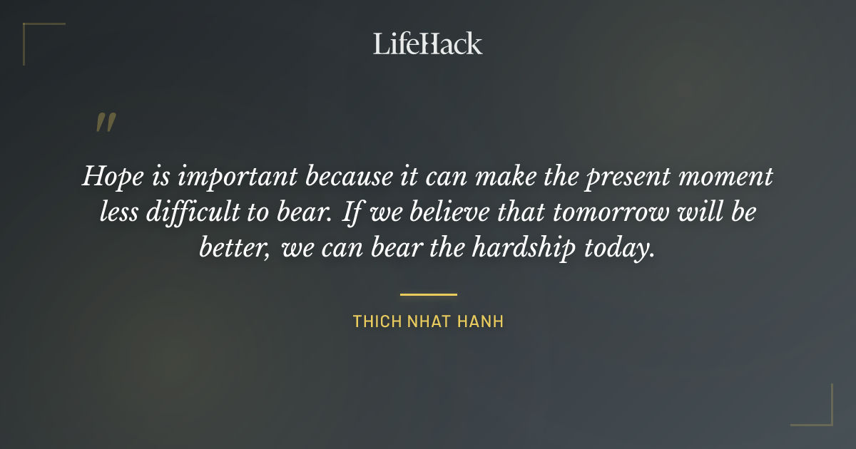 Quote by Thich Nhat Hanh