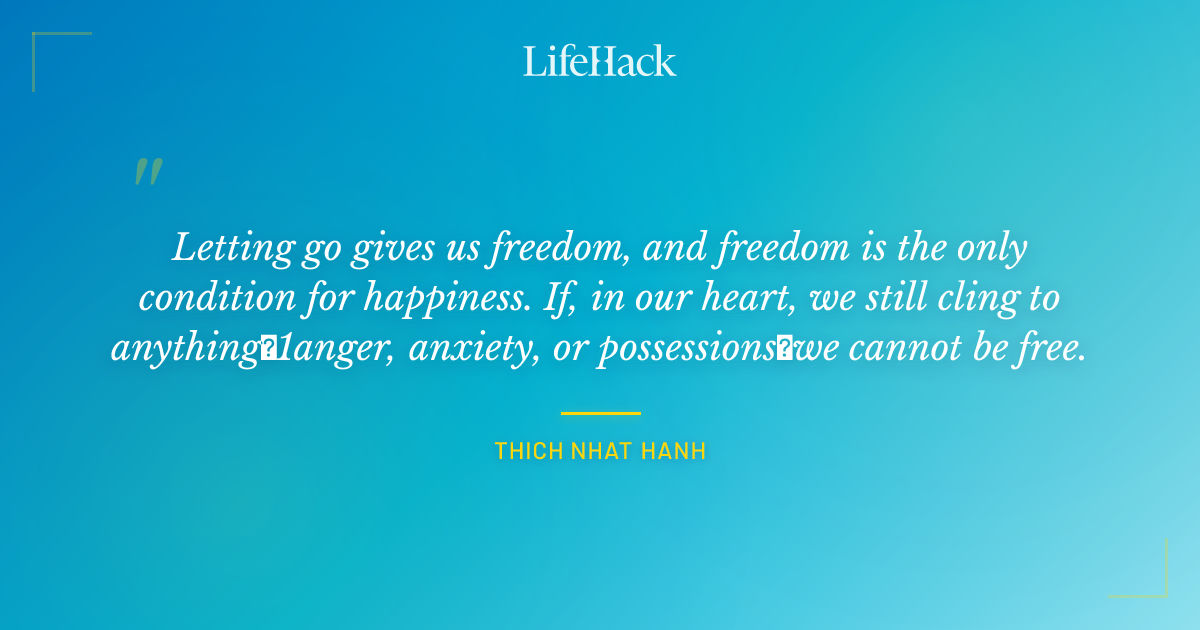 Quote by Thich Nhat Hanh
