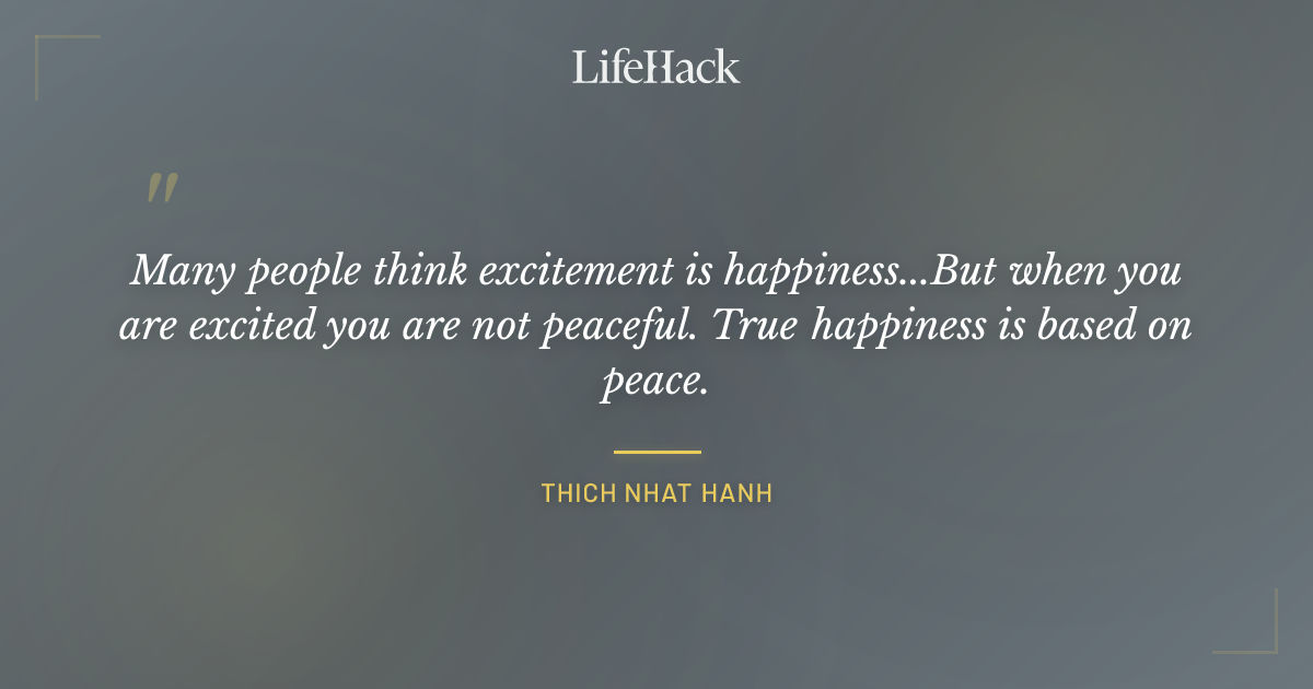 Quote by Thich Nhat Hanh