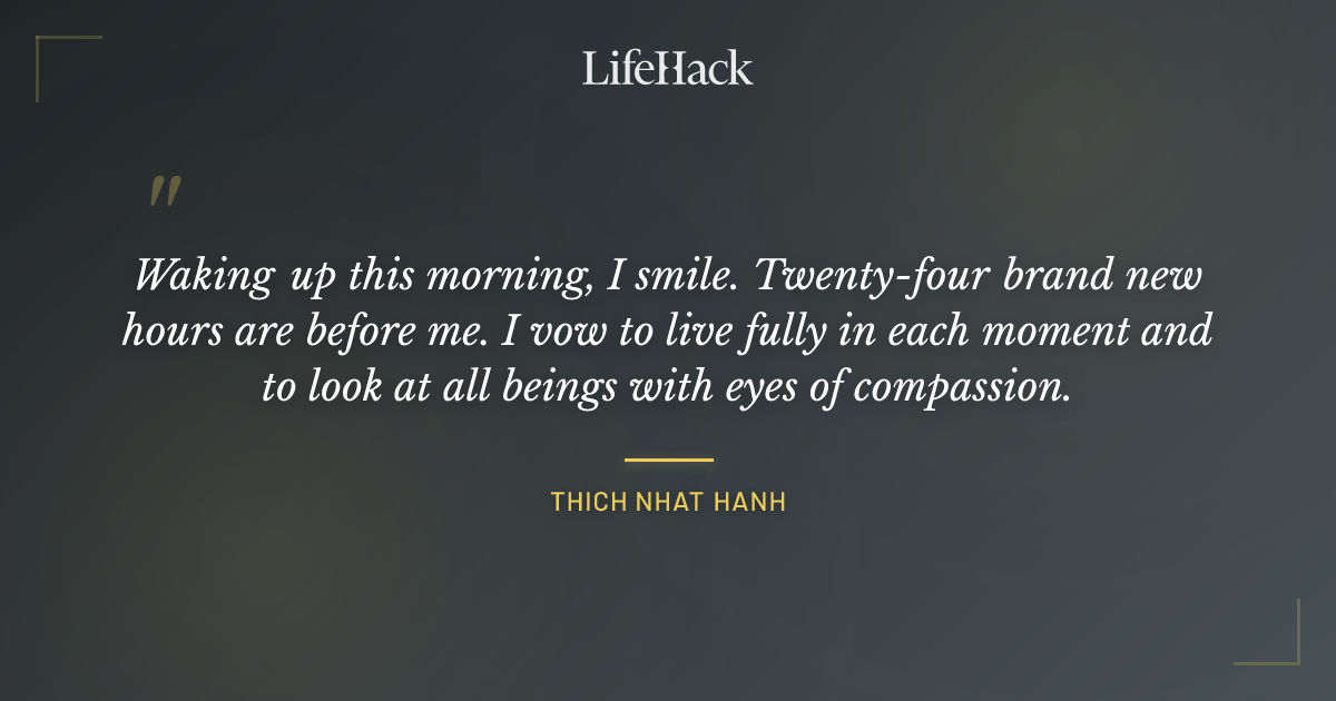 Quote by Thich Nhat Hanh