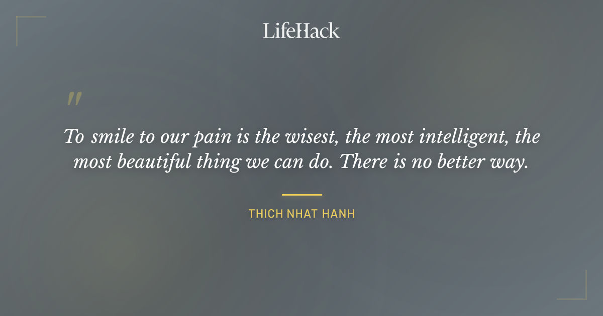 Quote by Thich Nhat Hanh
