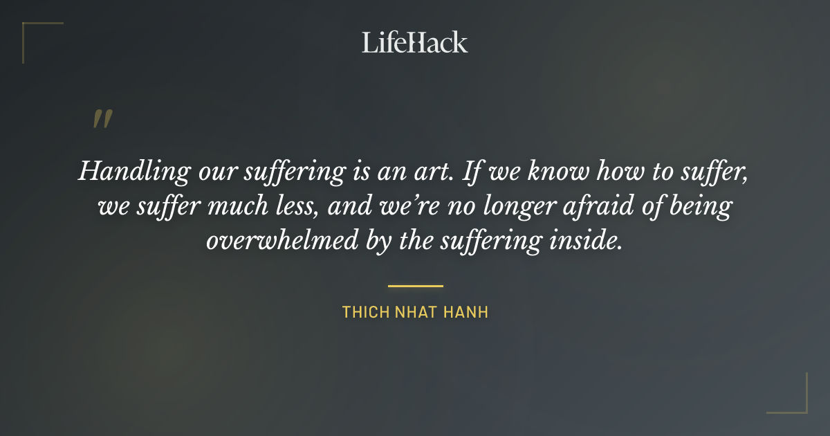 Quote by Thich Nhat Hanh
