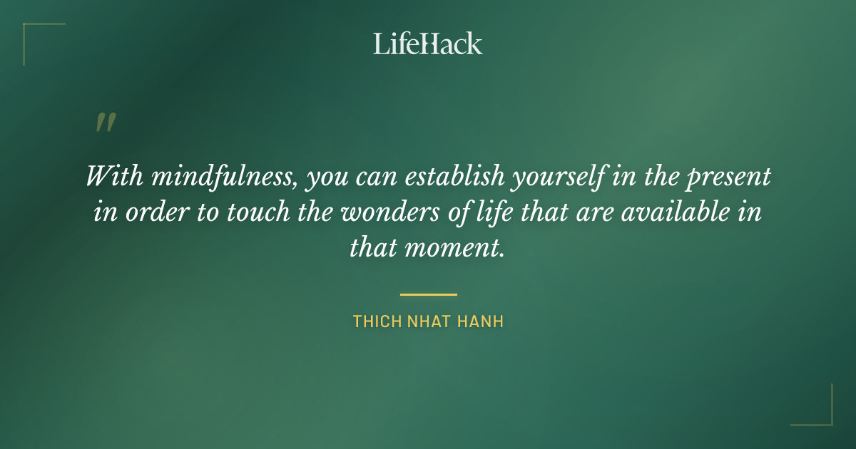Quote by Thich Nhat Hanh