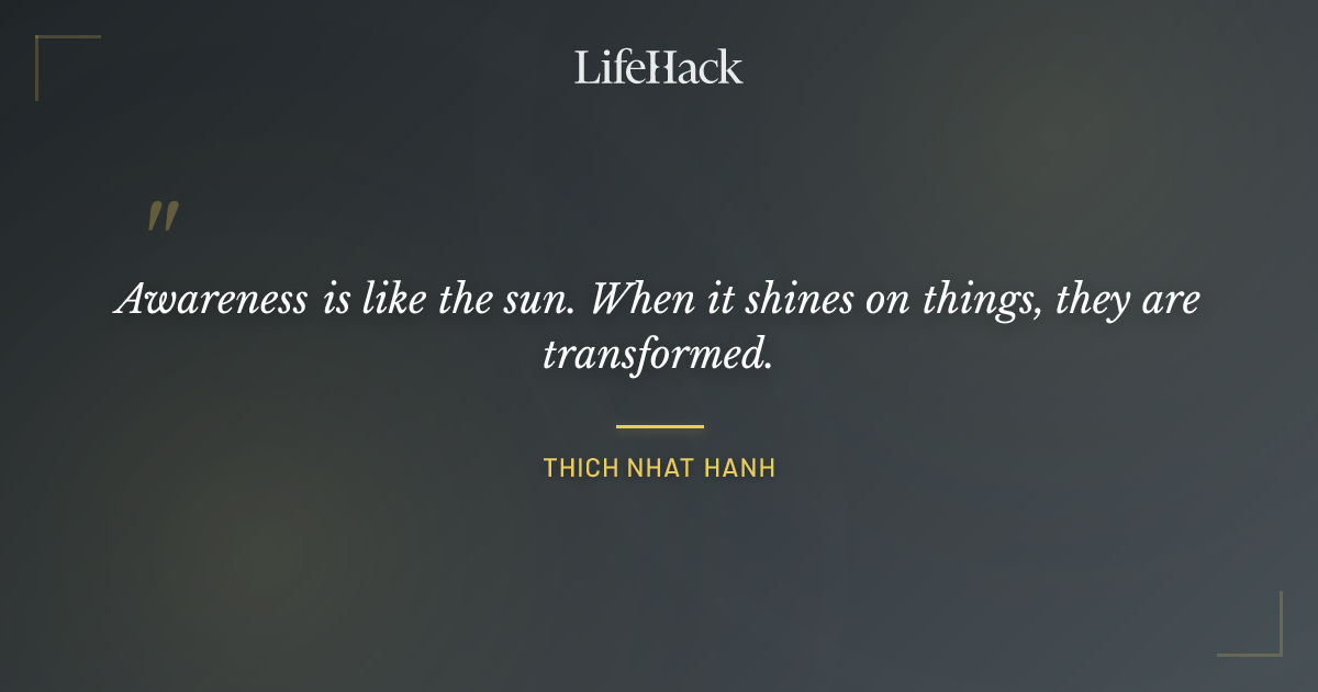 Quote by Thich Nhat Hanh