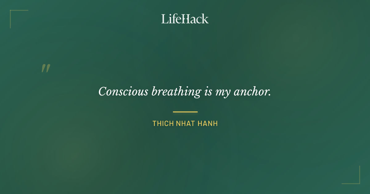 Quote by Thich Nhat Hanh