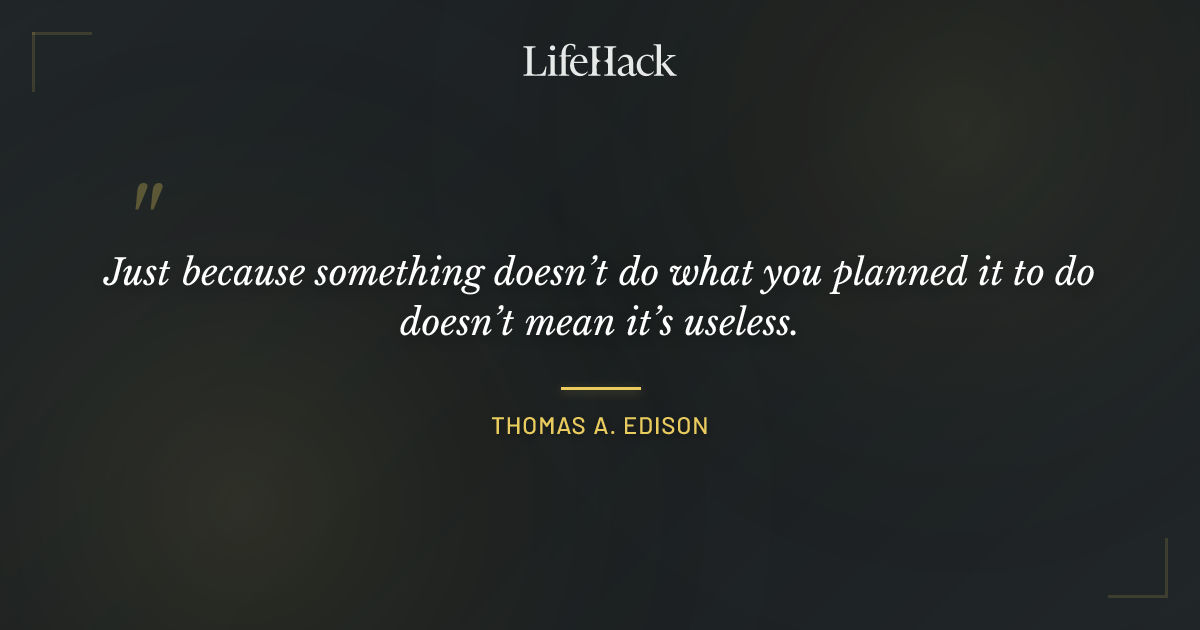 Quote by Thomas A. Edison