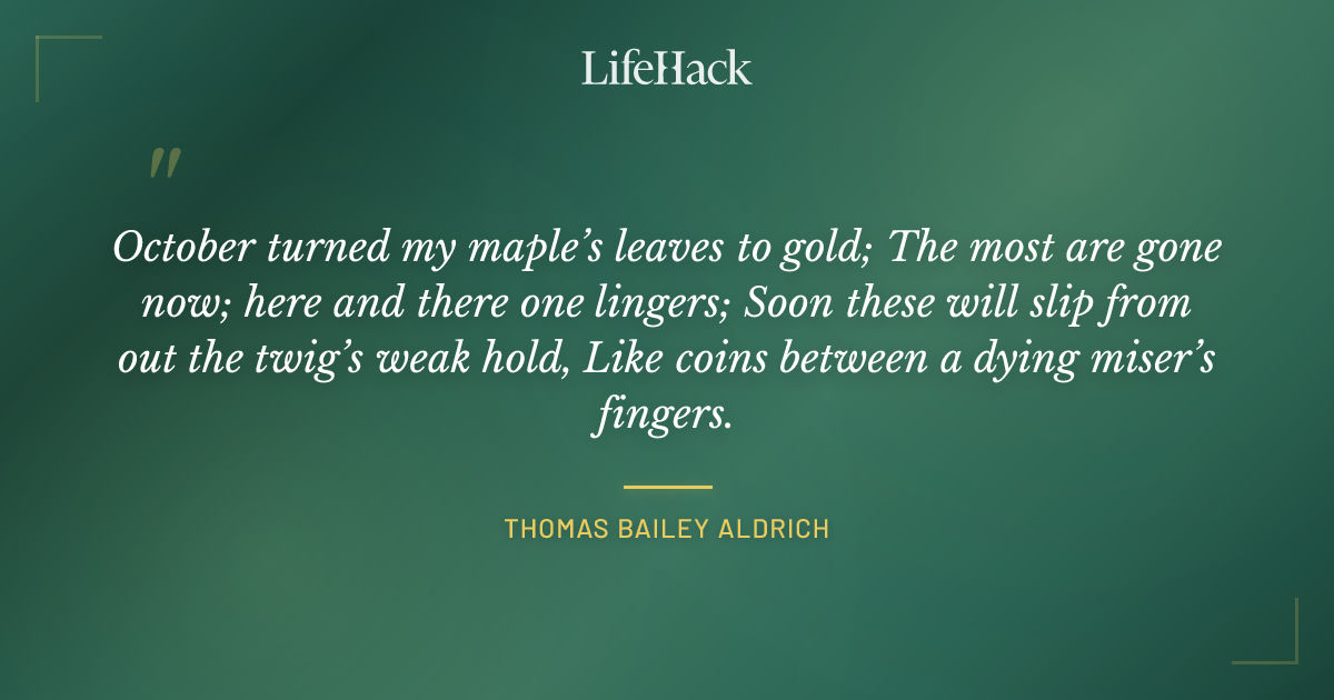 Quote by Thomas Bailey Aldrich