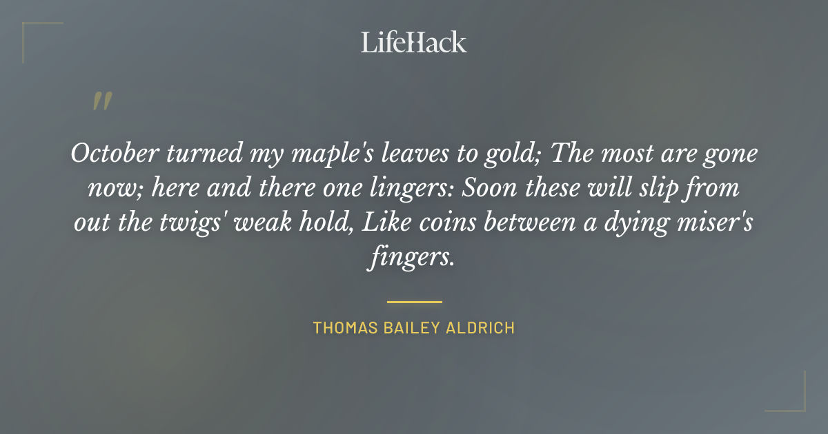 Quote by Thomas Bailey Aldrich