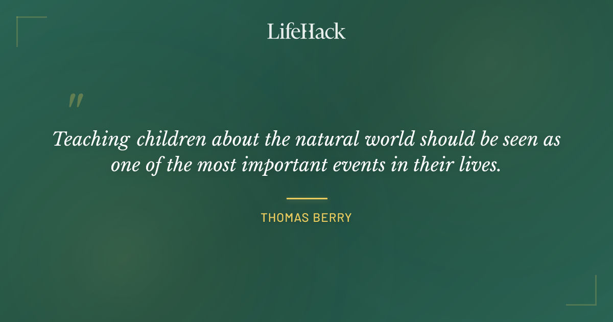 Quote by Thomas Berry