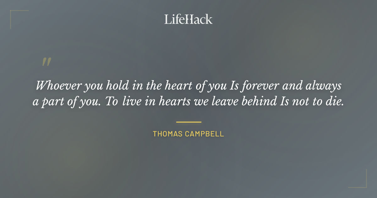 Quote by Thomas Campbell