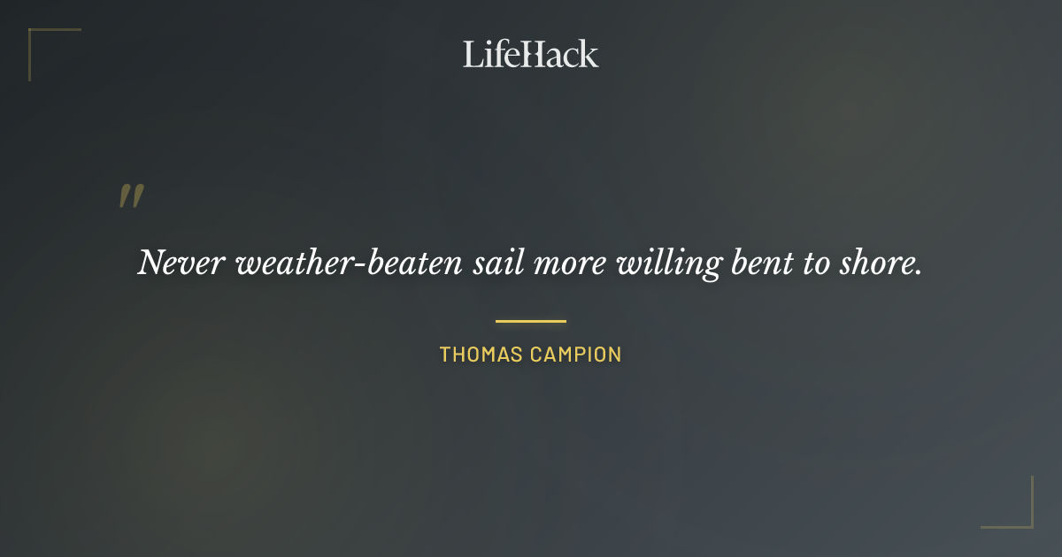 Quote by Thomas Campion