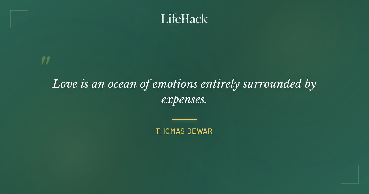 Quote by Thomas Dewar