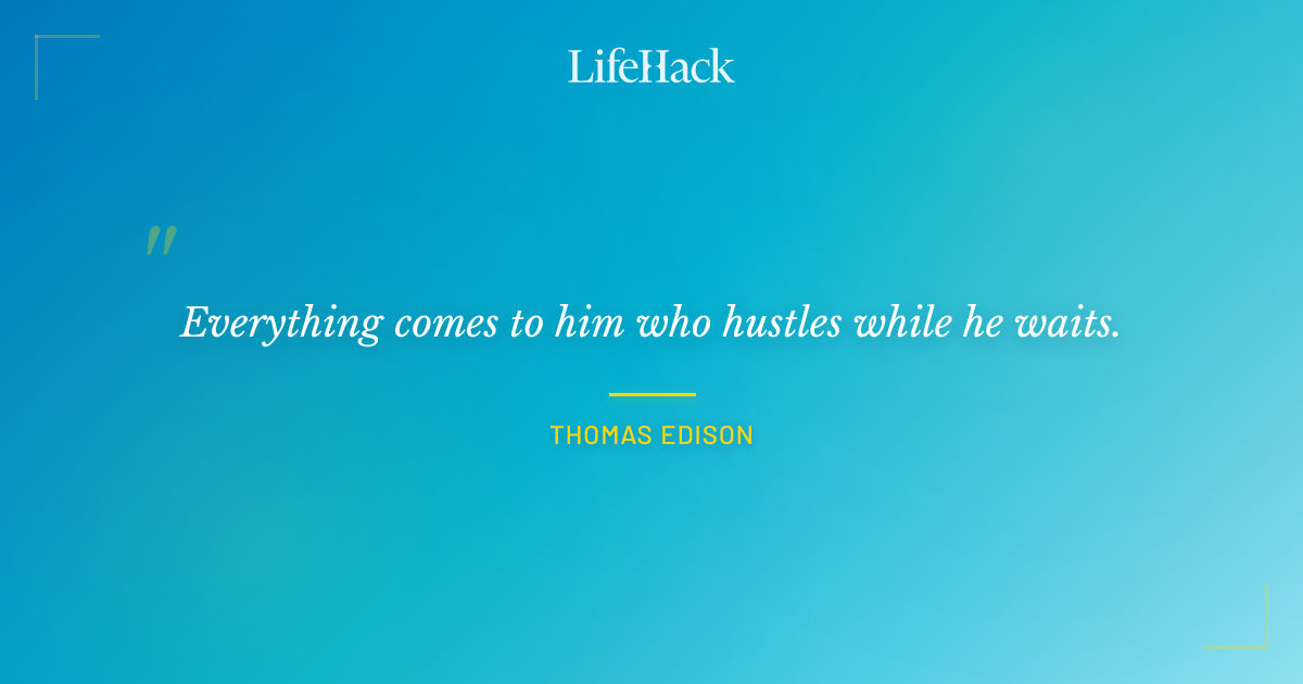 Quote by Thomas Edison