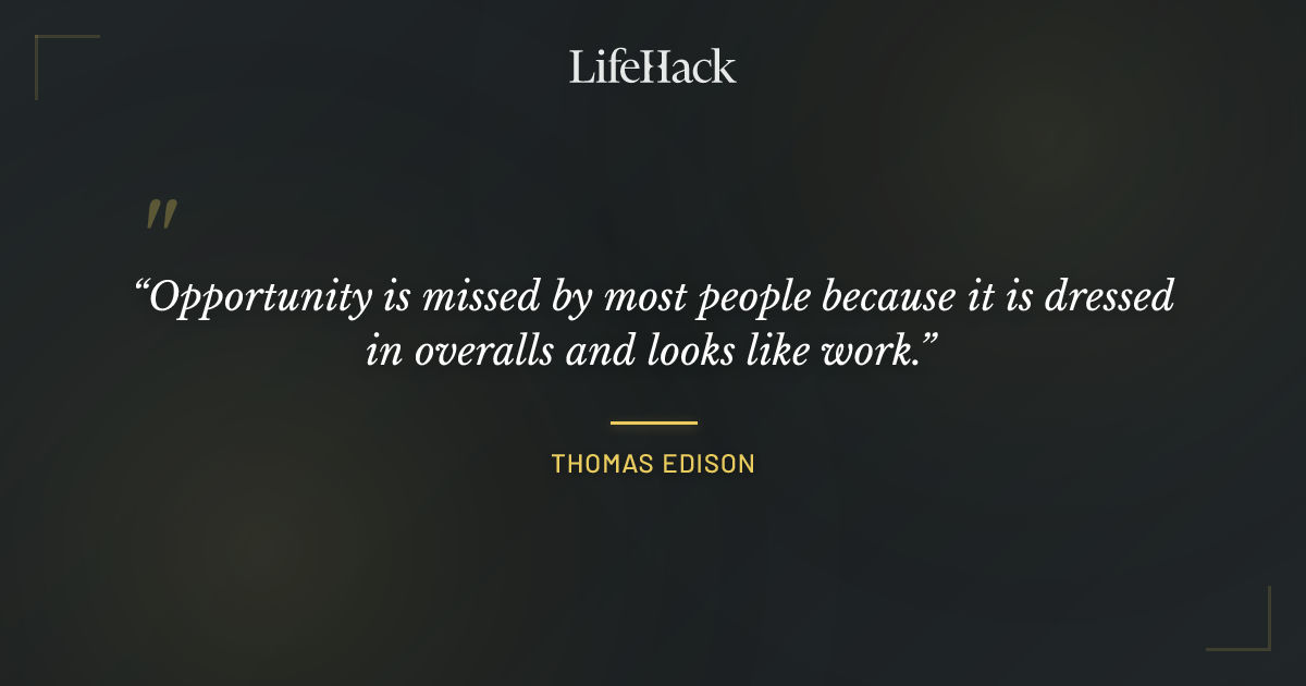 Quote by Thomas Edison