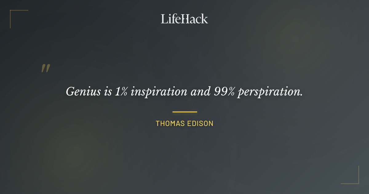 Quote by Thomas Edison