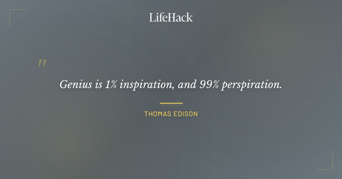 Quote by Thomas Edison