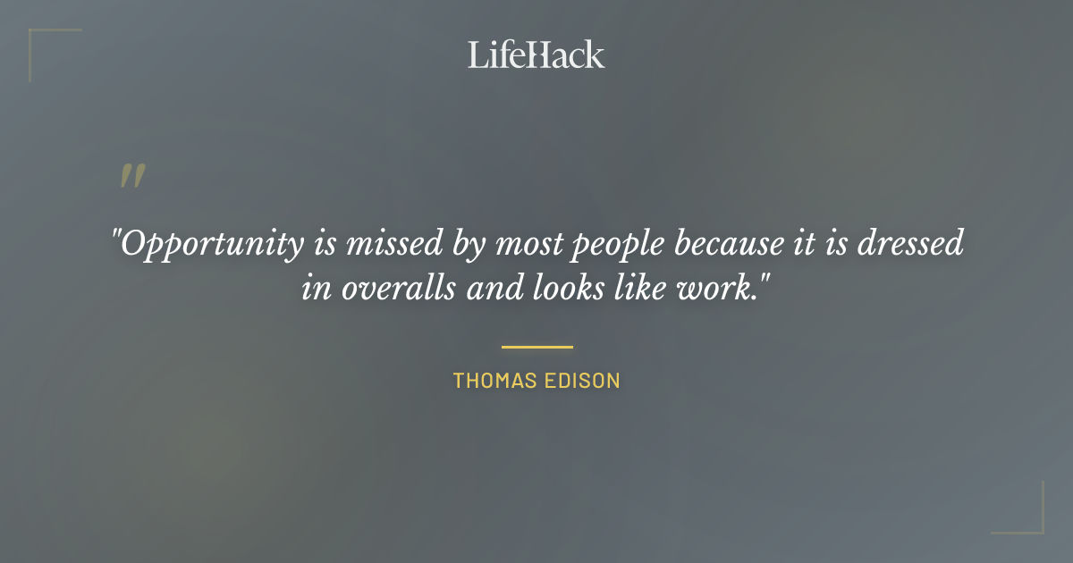 Quote by Thomas Edison