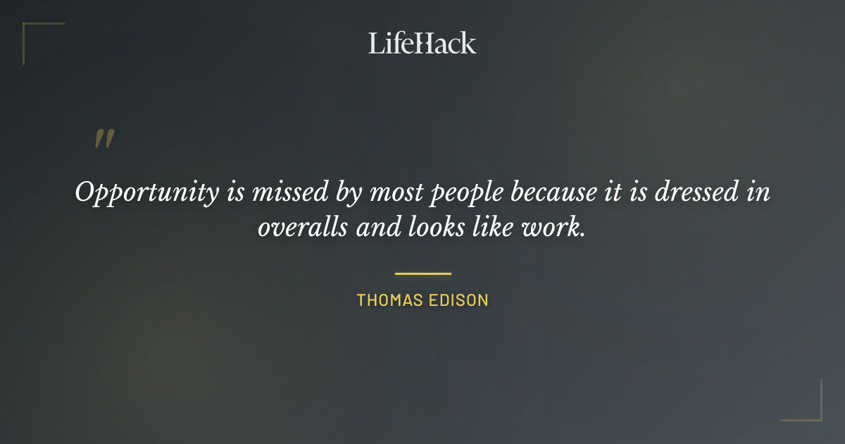 Quote by Thomas Edison
