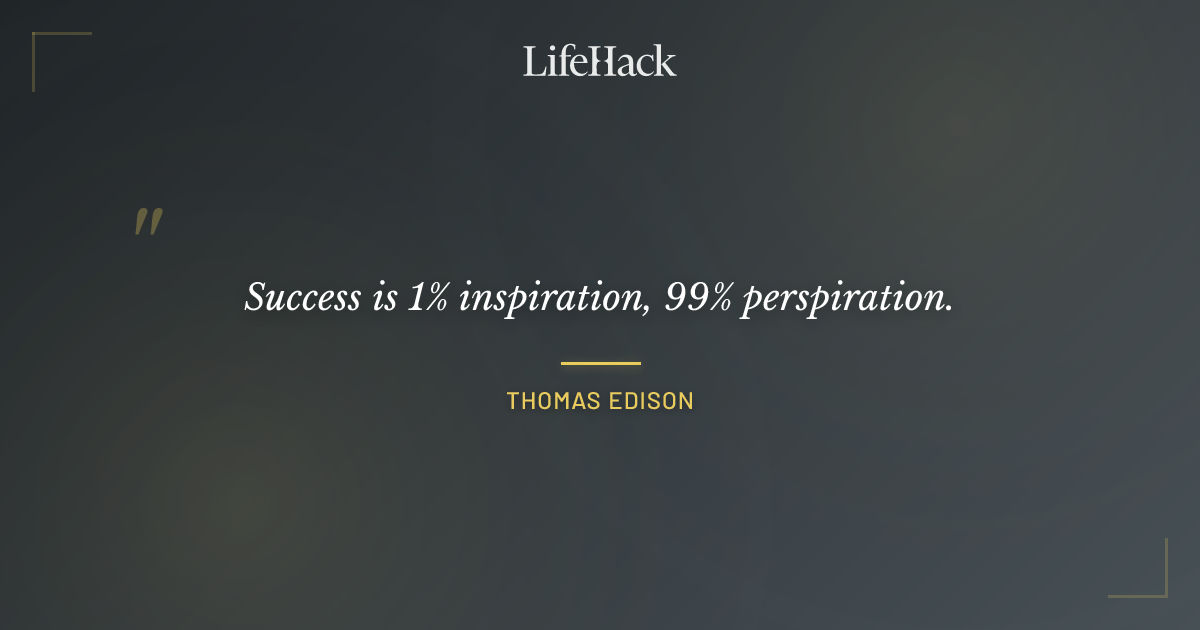 Quote by Thomas Edison