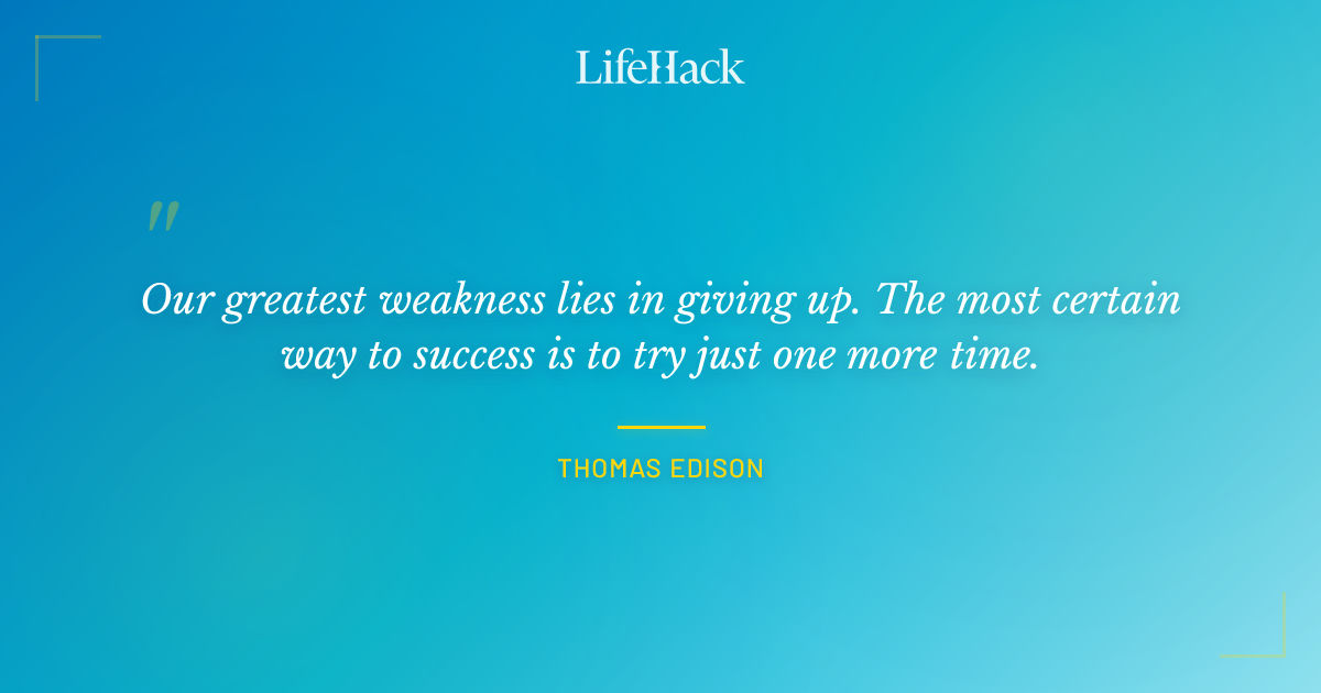 Quote by Thomas Edison
