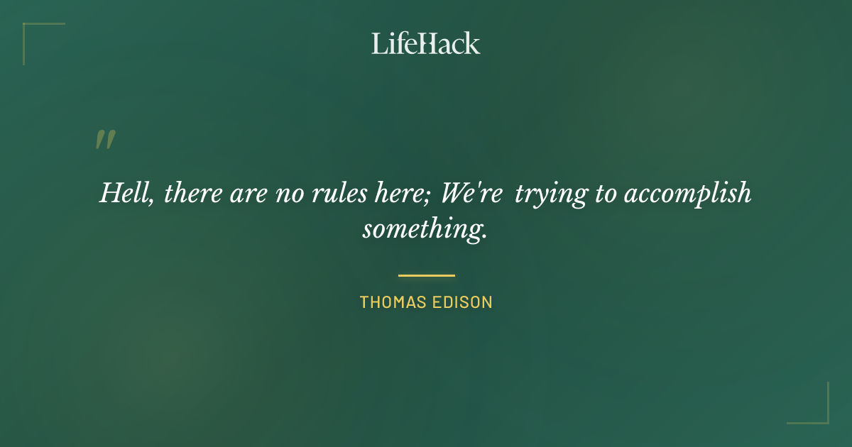 Quote by Thomas Edison