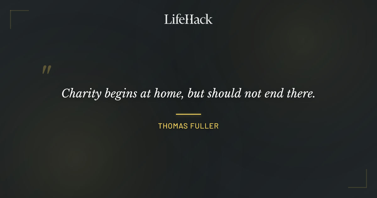 Quote by Thomas Fuller