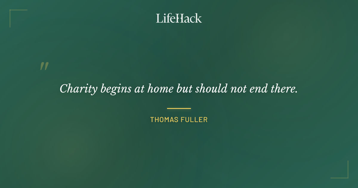 Quote by Thomas Fuller