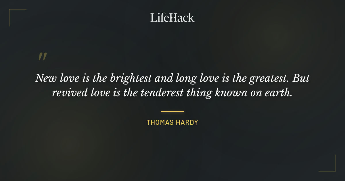 Quote by Thomas Hardy