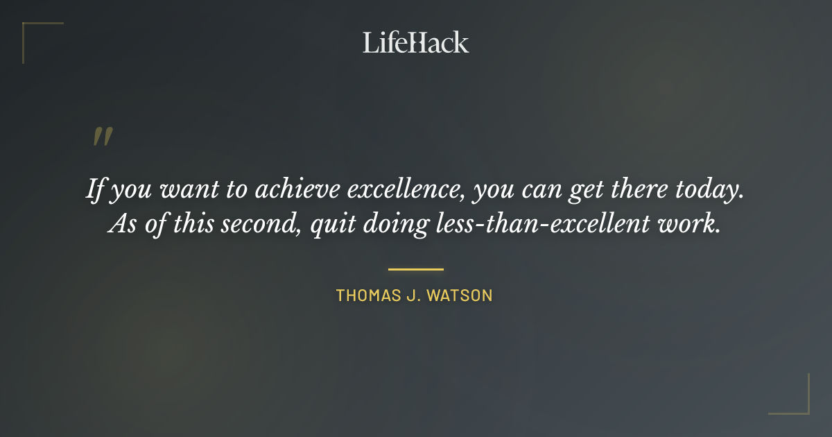 Quote by Thomas J. Watson