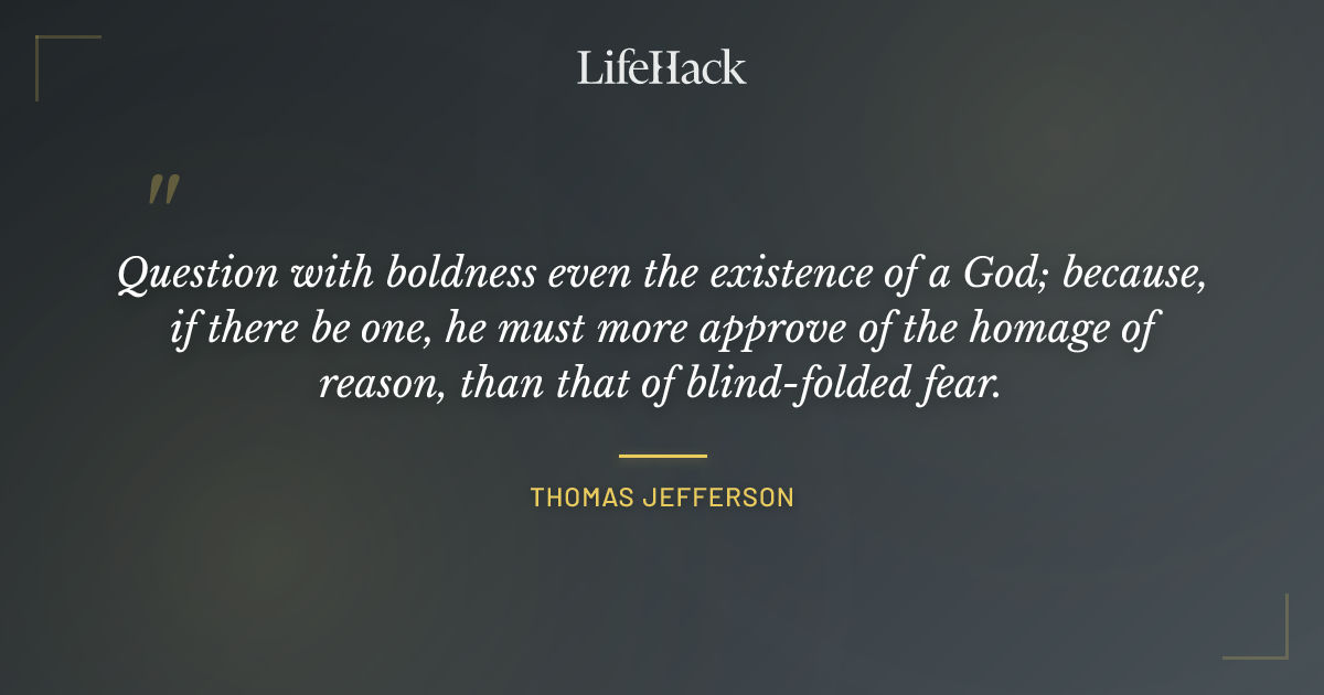 Quote by Thomas Jefferson