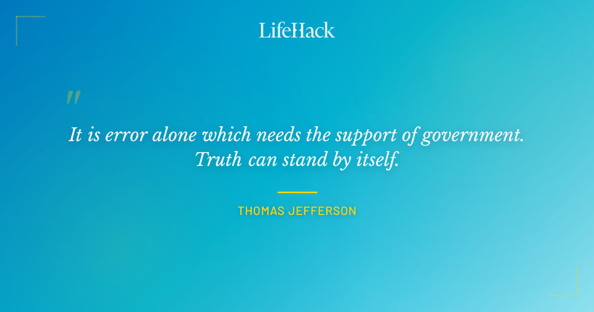 Quote by Thomas Jefferson