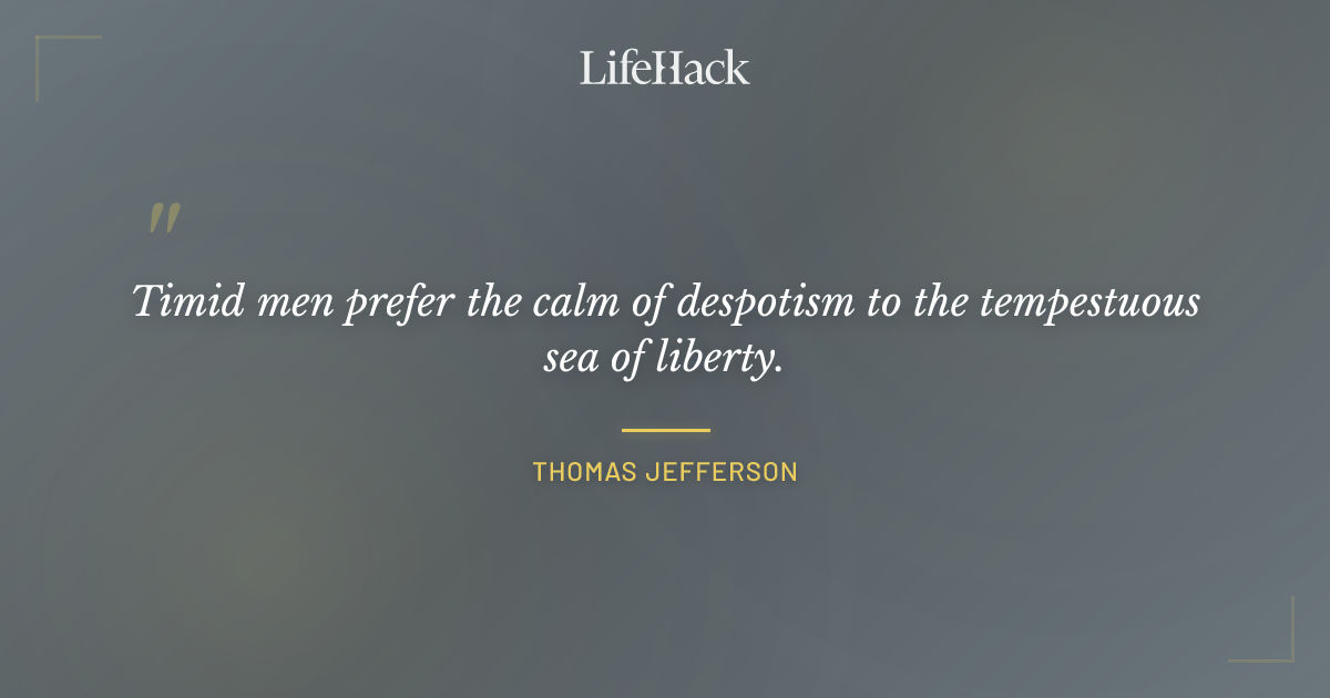 Quote by Thomas Jefferson