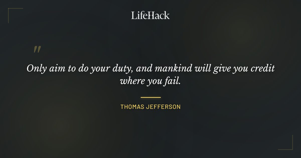 Quote by Thomas Jefferson