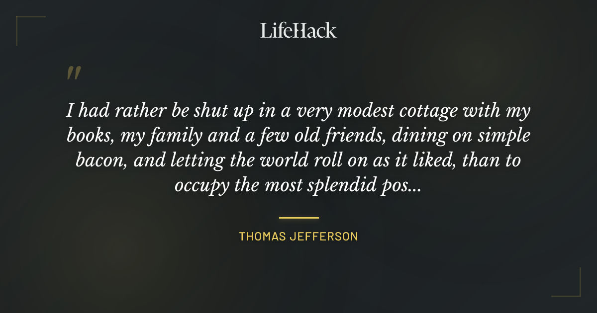 Quote by Thomas Jefferson
