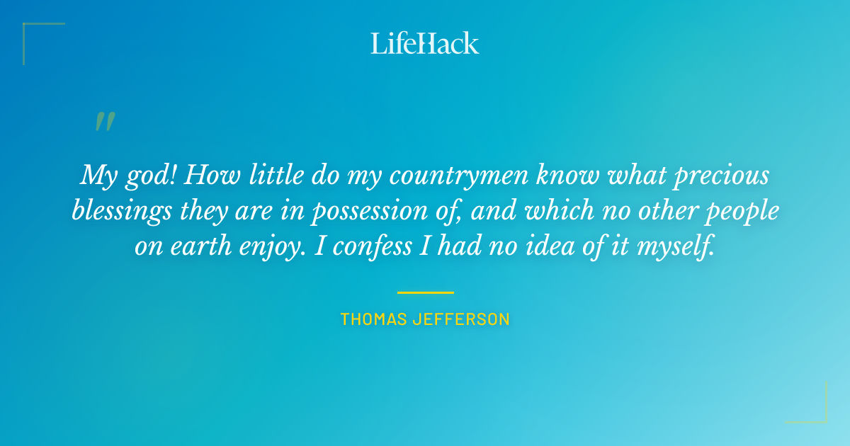 Quote by Thomas Jefferson