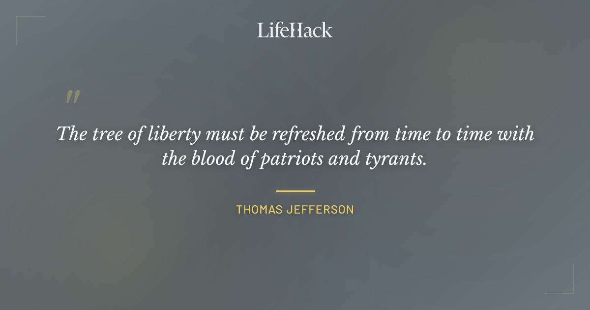 Quote by Thomas Jefferson