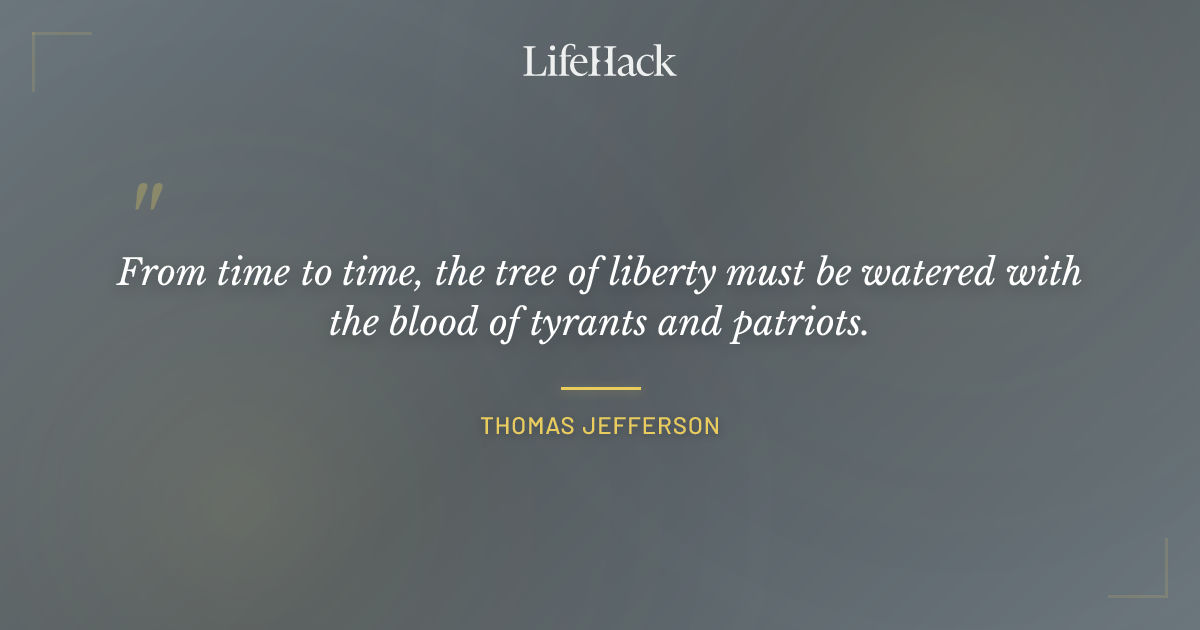 Quote by Thomas Jefferson