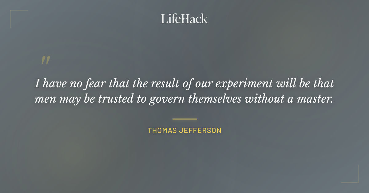 Quote by Thomas Jefferson
