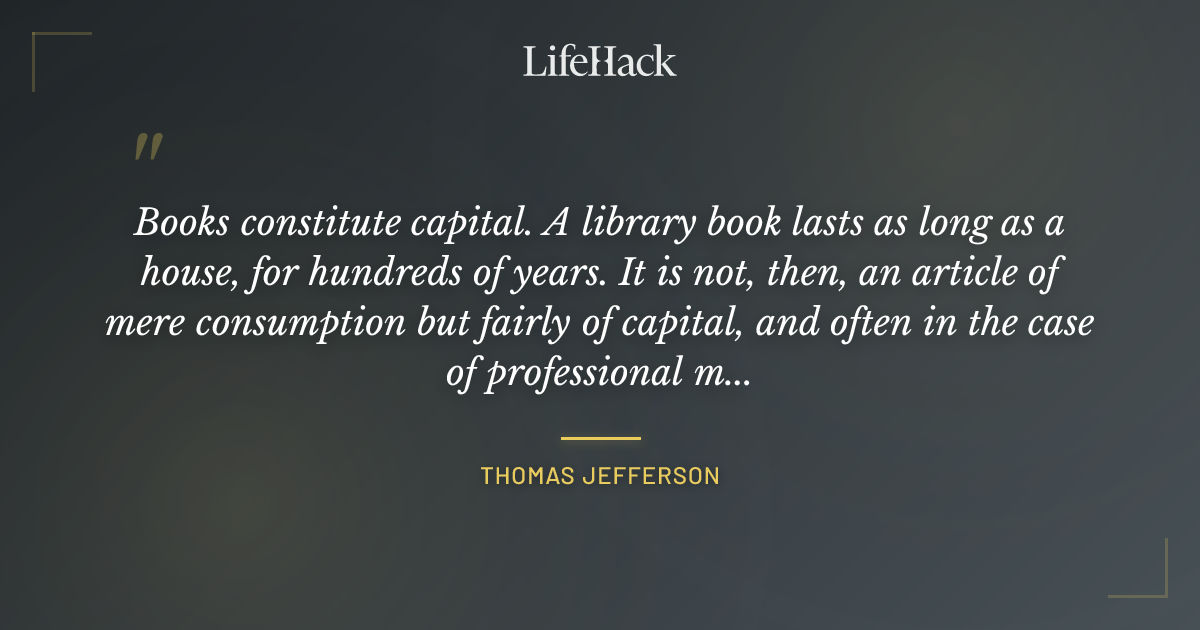 Quote by Thomas Jefferson