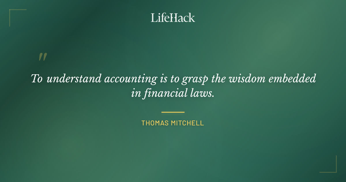 Quote by Thomas Mitchell