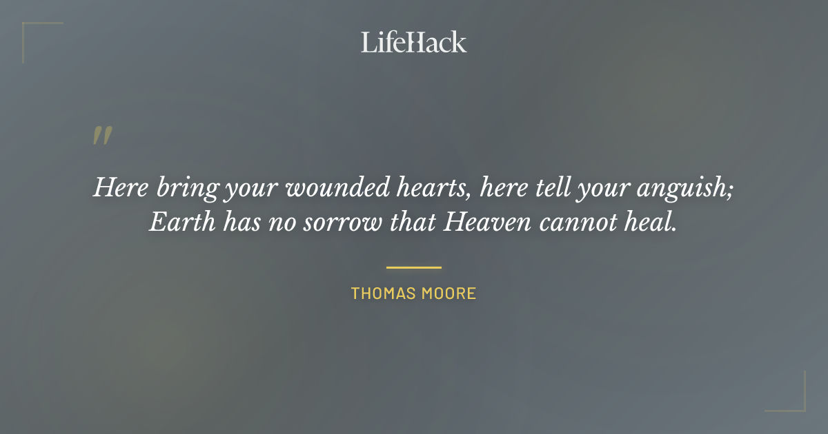 Quote by Thomas Moore