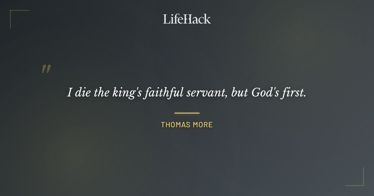 Quote by Thomas More
